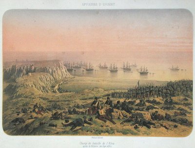 Het Slagveld bij Alma na de Overwinning, 20 september 1854 door Philippe Benoist