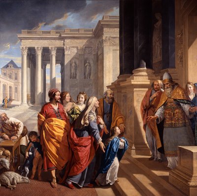 De presentatie van de Heilige Maagd Maria, 1639-1640 door Philippe de Champaigne