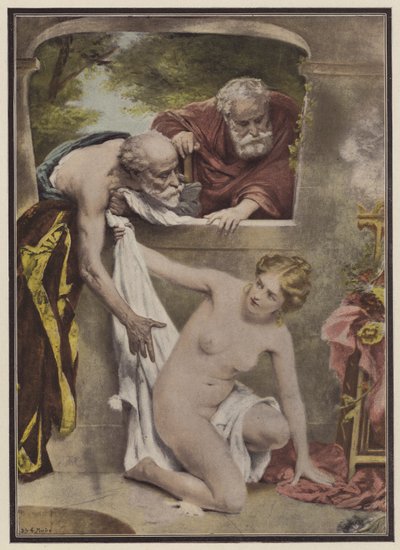 Susanna en de Ouderlingen door Philippe Felix Dupuis