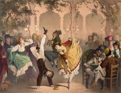 Le Quadrille a Bullier door Philippe Jacques Linder