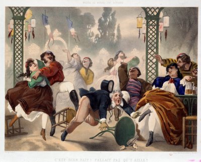 Het casino van Asnieres door Philippe Jacques Linder