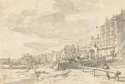 De Voorzijde van Brighton door Philippe Jacques de Loutherbourg