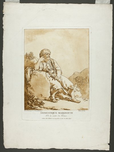 Binnenlands Maronitisch door Philippe Jacques de Loutherbourg II