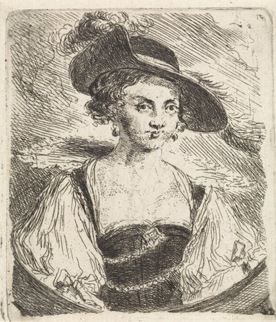 Portret van Helena Fourment door Philippe Lambert Joseph Spruyt