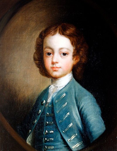 Een Portret van een Jonge Jongen door Philippe Mercier