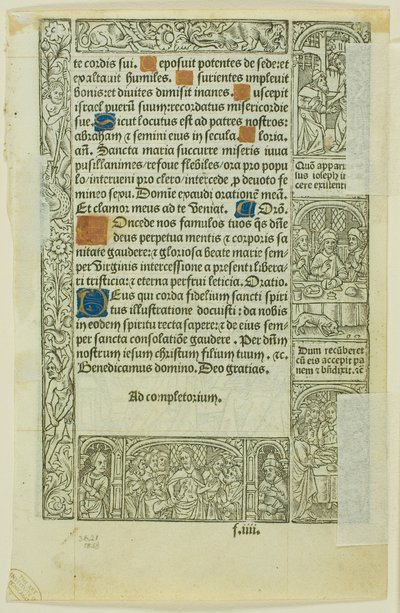 Dood van de Maagd, uit Getijdenboek door Philippe Pigouchet