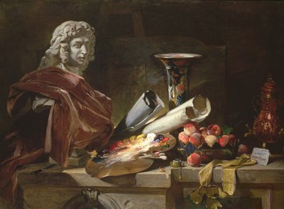 Hulde aan Chardin, 1871 door Philippe Rousseau