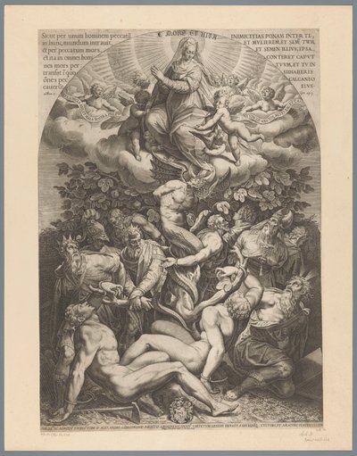Allegorie op de Onbevlekte Ontvangenis door Philippe Thomassin