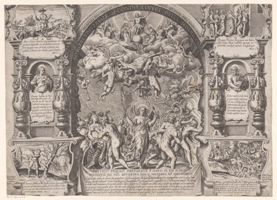 Laatste Oordeel met prefiguraties door Philippe Thomassin