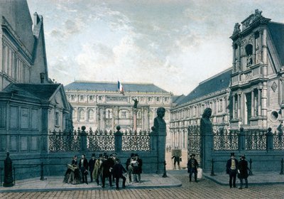 Palais des Beaux-Arts, Parijs door Philippe and Ciceri Eugene (1813 1890) Benoist