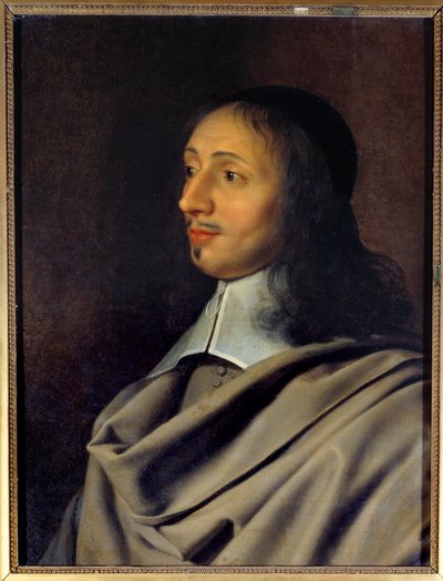 Portret van Antoine Le Maistre (1608-1646), professor van retoriek en dictie van de toneelschrijver Jean Racine door Philippe de (after) Champaigne