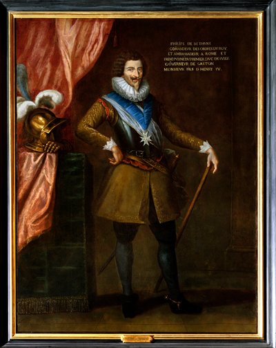 Portret van Philippe de Bethune, broer van Sully, ambassadeur in Rome. Hij draagt de ketting van de Orde van de Heilige Geest. Schilderij toegeschreven aan Philippe De Champaigne door Philippe de (attr. to) Champaigne