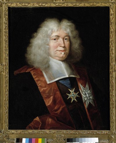 Portret van Louis Boucherat (1616-1699) Franse magistraat en kanselier door Philippe de (studio of) Champaigne