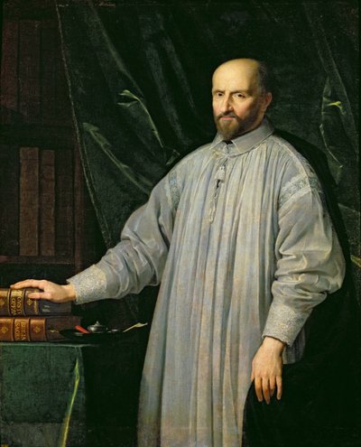 Jean Duvergier de Hauranne, Abt van Saint-Cyran, c.1646-48 door Philippe de Champaigne