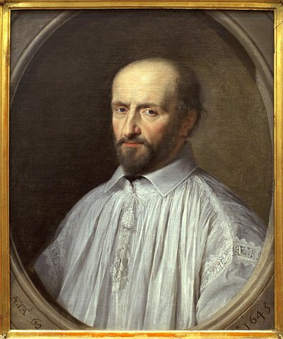 Jean Duvergier de Hauranne, Abt van Saint Cyran door Philippe de Champaigne