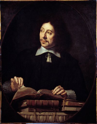 Mannenportret. Schilderij door Philippe de Champaigne (1602-1674) door Philippe de Champaigne