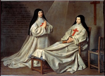 Port Royal: Portret van Moeder Catherine Agnes Arnauld en Zuster Catherine de Sainte Suzanne door Philippe de Champaigne