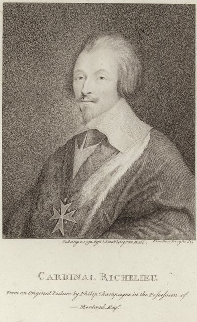 Portret van kardinaal Richelieu door Philippe de Champaigne