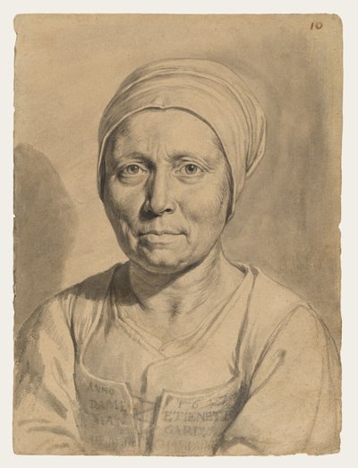 Portret van Dame Étiennette door Philippe de Champaigne