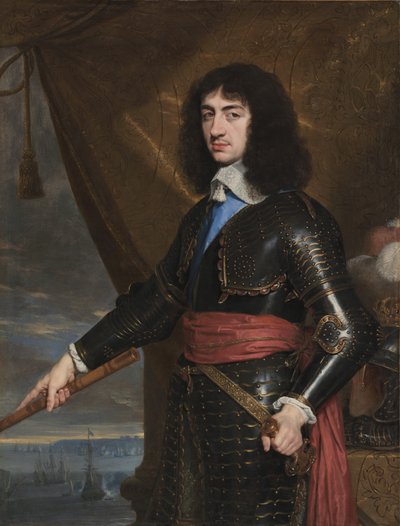 Portret van koning Karel II van Engeland, 1653 door Philippe de Champaigne