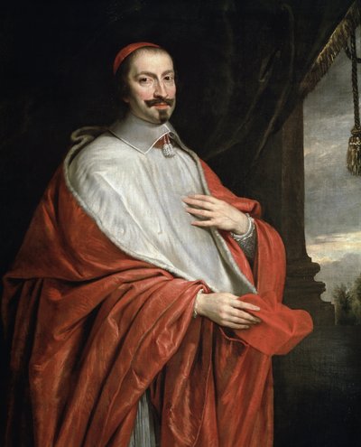 Portret van kardinaal Jules Mazarin door Philippe de Champaigne