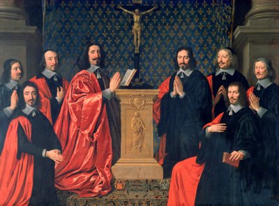 De Prevot des Marchands en de Echevins van de stad Parijs, 1648 door Philippe de Champaigne