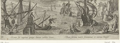 Oestervangst door Philips Galle (attributed to workshop of)