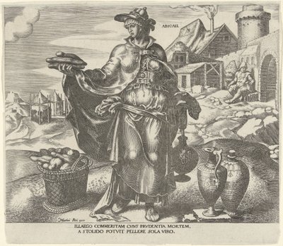 Abigael door Philips Galle