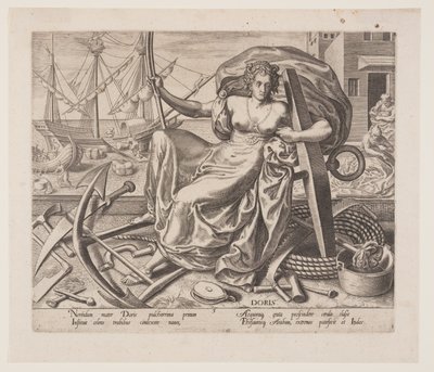 Doris, van De beroepen door Philips Galle