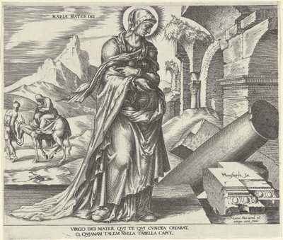 Maria door Philips Galle