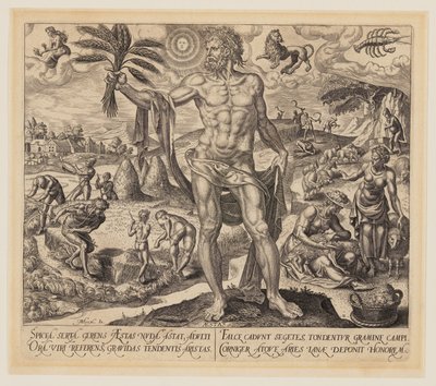 Zomer, uit De vier seizoenen door Philips Galle