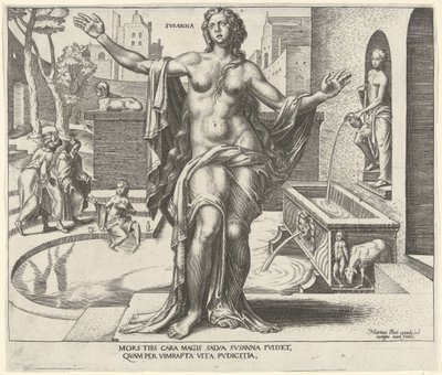 Susanna door Philips Galle