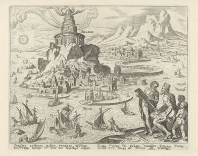Vuurtoren van Alexandrië door Philips Galle