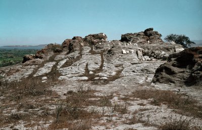 Fenicische beschaving: site van de tophet van de Punische stad Sulcis door Phoenician Phoenician