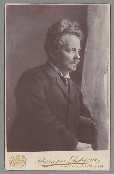 August Strindberg door Photo studio Andersson Bros.