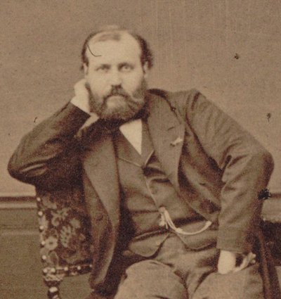 Portret van de componist Charles Gounod door Photo studio Mayer and Pierson.