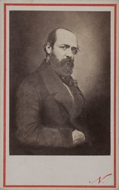 Portret van Henri Murger 1822-1861, 1861 door Photo studio Nadar.