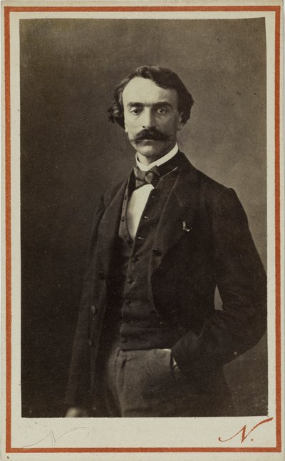 Portret van Jean-Léon Gérôme 1824-1904 door Photo studio Nadar.