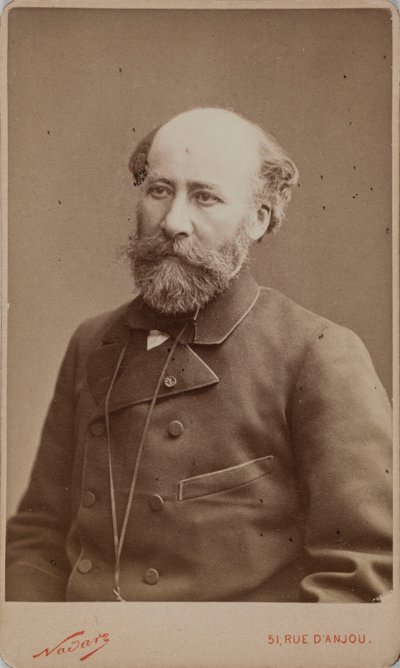 Portret van Octave Feuillet 1821-1890 door Photo studio Nadar.