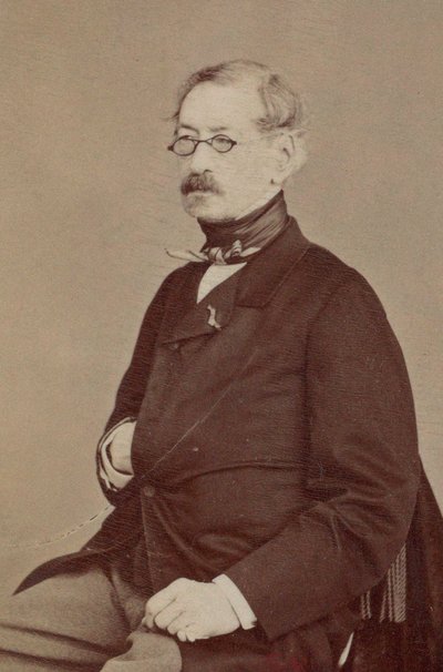 Portret van de componist Charles-François Plantade 1787-1870 door Photo studio Nadar.