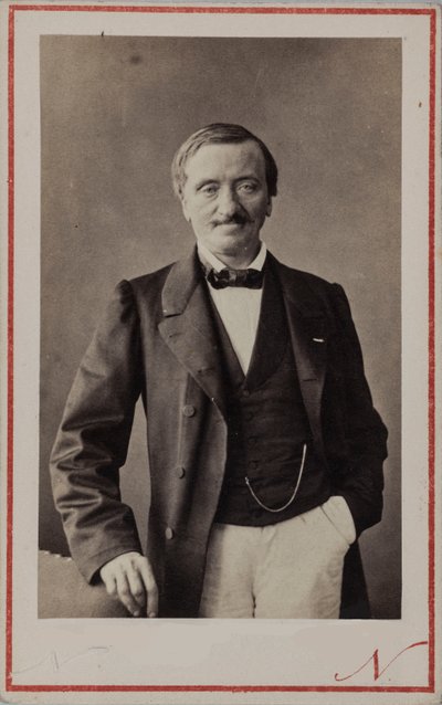 Portret van de componist Antoine Elwart door Photo studio Nadar.