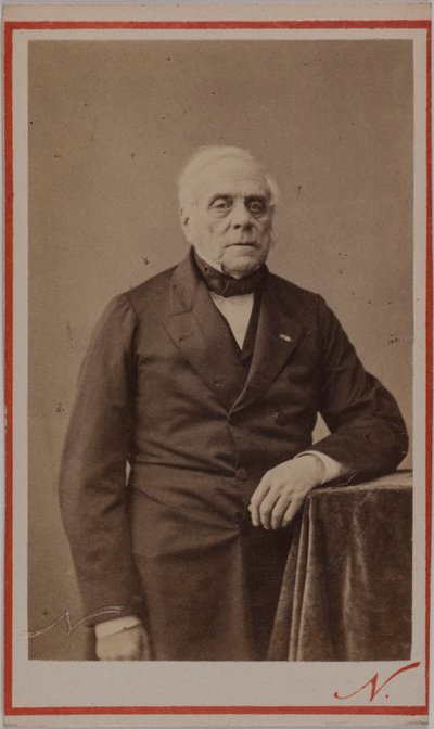 Portret van de componist Daniel-François-Esprit Auber 1782-1871, c. 1870 door Photo studio Nadar.