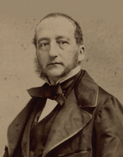 Portret van de pianist en componist Sigismund Thalberg 1812-1871, ca. 1860 door Photo studio Nadar.