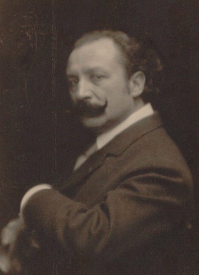 Portret van de componist Xavier Leroux 1863-1919, 1910 door Photo studio Paul Berger.