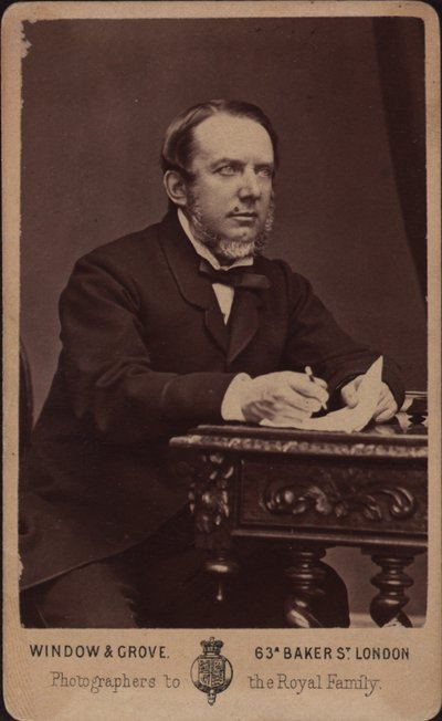 Portret van de componist Michael William Balfe 1808-1870 door Photo studio Window and Grove.