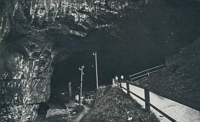 Peak Cavern, 1910 door Photochrom Co Ltd of London