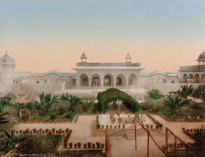 Agra. Diwan-i-Chas door Photoglob Co. (Zurich, active c. 1890 1910)