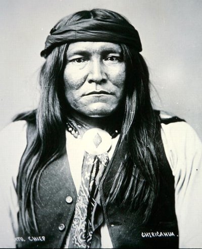 Chato Hoofd van de Chiricahua Stam door Photographer American
