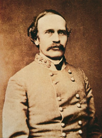 Portret van Bushrod Johnson door Photographer American