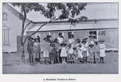 Een school in het Northern Territory door Photographer Australian